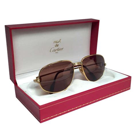 gold cartier glasses cheap|18k gold glasses frames men's.